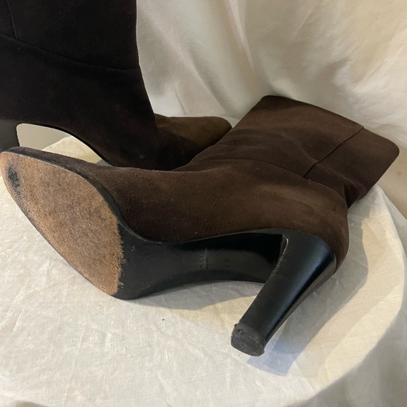 Gucci Suede Mud Calf Boots - Picture 7 of 9